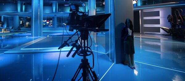 Студия телеканала. Архивное фото - Sputnik Кыргызстан