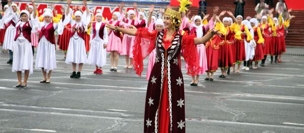 Празднование Дня города Ош на площади - Sputnik Кыргызстан