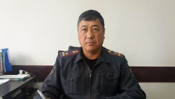 Начальник Ошской городской патрульной милиции Айжигит Зикиров - Sputnik Кыргызстан