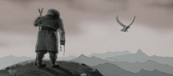 Кош, 2015-жылы тартылган Саякбай, Курманжан датка тасмаларында сүрөтчү-декоратор болуп иштеген. Кош, 2015-жылы тартылган Саякбай, Курманжан датка тасмаларында сүрөтчү-декоратор болуп иштеген. - Sputnik Кыргызстан