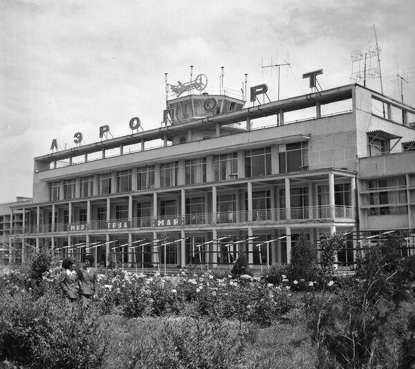Здание Ошского аэропорта. 1988 - Sputnik Кыргызстан