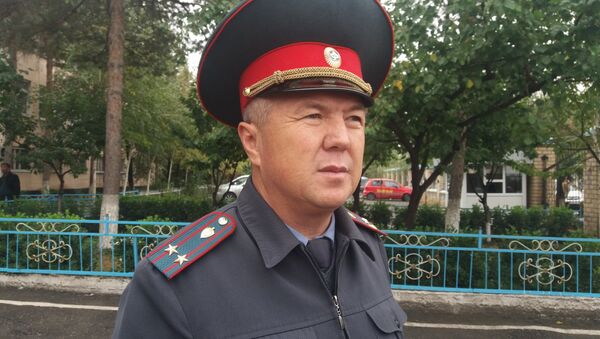 Ош облустук кайгуул милиция бөлүмүнүн башчысынын орун басары Мадамбек Кубатов - Sputnik Кыргызстан