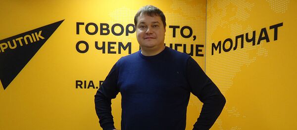 Руководитель спортивной редакции Царьград ТВ Андрей Малосолов. Архивное фото - Sputnik Кыргызстан