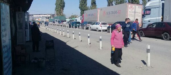 Ситуация в КПП Чон-Капка в Таласской области - Sputnik Кыргызстан