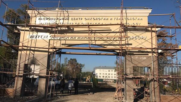 Капитальный ремонт здания Национального центра онкологии в Бишкеке - Sputnik Кыргызстан