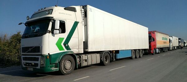 Ситуация в КПП Актилек-автодорожный - Sputnik Кыргызстан