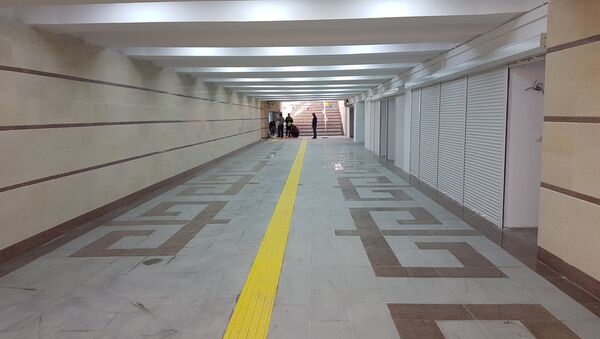 Реконструкция подземного перехода на пересечении проспекта Чуй и улицы Абдрахманова в Бишкеке - Sputnik Кыргызстан