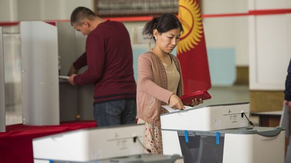 Ход выборов президента Кыргызстана в Бишкеке - Sputnik Кыргызстан