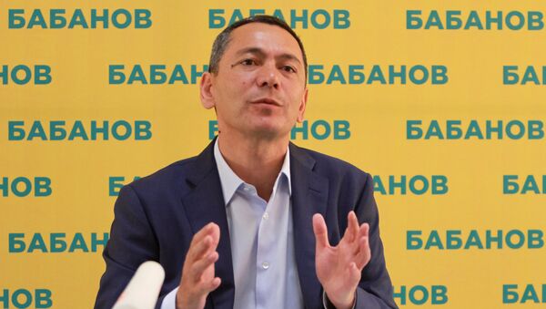 Кандидат в президенты от оппозиции Омурбек Бабанов - Sputnik Кыргызстан
