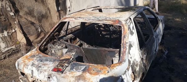 Поджог автомобилей в селе Маевка Аламудунского района - Sputnik Кыргызстан