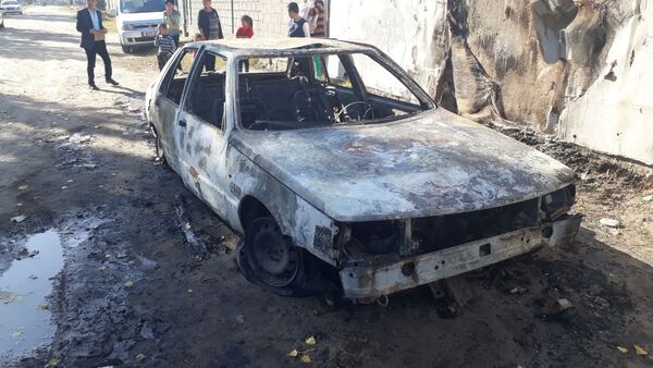 Поджог автомобилей в селе Маевка Аламудунского района - Sputnik Кыргызстан