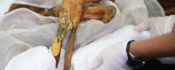 Транспортировка мумии Принцессы Укока на Алтай - Sputnik Кыргызстан