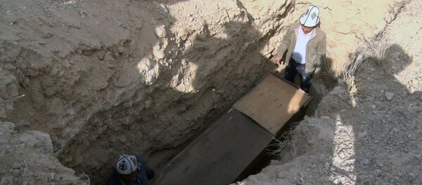 Захоронение мумии в Баткенской области - Sputnik Кыргызстан