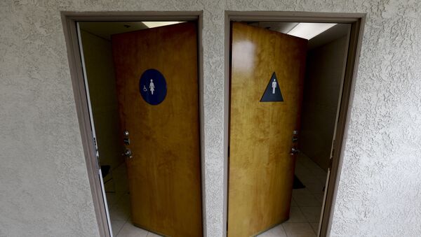 Двери в общественный туалет. Архивное фото - Sputnik Кыргызстан
