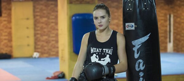 Чемпионка КР по кикбоксингу Алина Камалова - Sputnik Кыргызстан