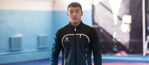 Грек-рим күрөшү боюнча Азия чемпиону Акжол Махмудов. Архив - Sputnik Кыргызстан