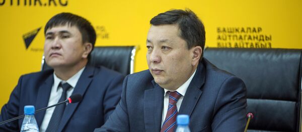 Мамлекеттик өнөр жай, энергетика жана жер казынасын пайдалануу комитетинин төрага орун басары Кубан Мырзаканов - Sputnik Кыргызстан