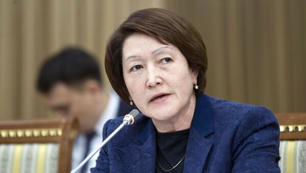 Председатель ЦИК по выборам и проведению референдумов Нуржан Шайлдабекова - Sputnik Кыргызстан