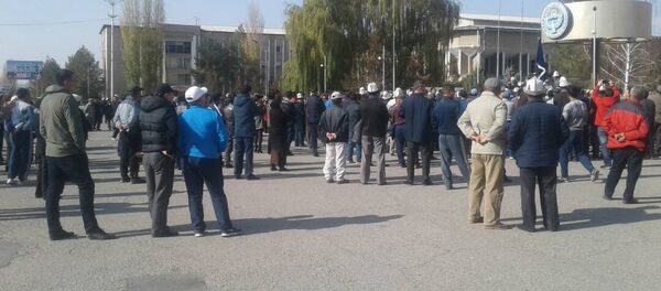 Митинг в центре Таласа - Sputnik Кыргызстан