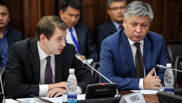 Экономика министри Артем Новиков өкмөттүн жыйынында - Sputnik Кыргызстан