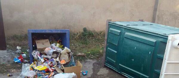 Погром на территории Ривер парка в Караколе - Sputnik Кыргызстан