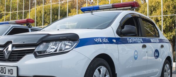 Автопарад патрульных машин ко дню милиции в Бишкеке - Sputnik Кыргызстан