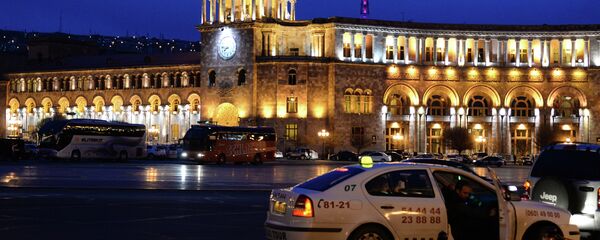 Площадь Республики в городе Ереване. Архивное фото - Sputnik Кыргызстан