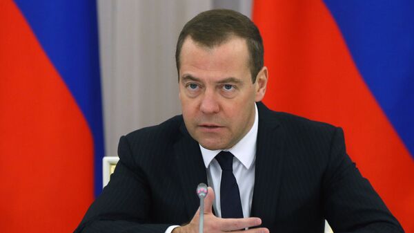 Премьер-министр РФ Д. Медведев провел заседание Консультативного совета по иностранным инвестициям в РФ - Sputnik Кыргызстан