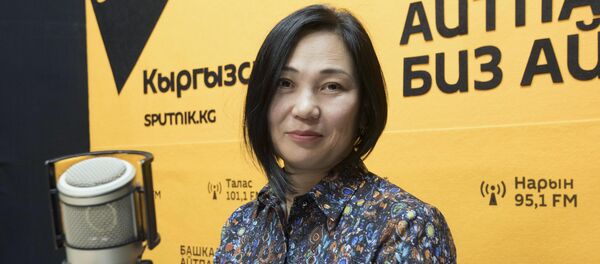 Бишкек мэриясынын Жашыл чарба муниципалдык ишканасынын башчысы Элнура Жолдошева - Sputnik Кыргызстан