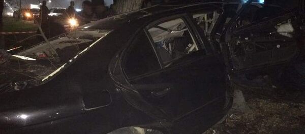 Бишкек — Манас трассасында катуу ылдамдыкта бараткан BMW унаасы жолдон чыгып бакты сүзгөн видеону Sputnik Кыргызстан агенттигине WhatsApp-канал аркылуу окуянын күбөсү билдирди - Sputnik Кыргызстан