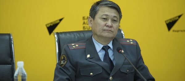 Заместитель начальника Главного управления патрульной милиции МВД КР Саркулов Ыманалы - Sputnik Кыргызстан