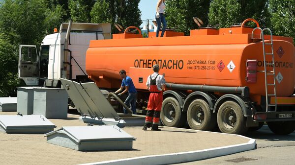 Бензин кучуучу жай. Архив - Sputnik Кыргызстан