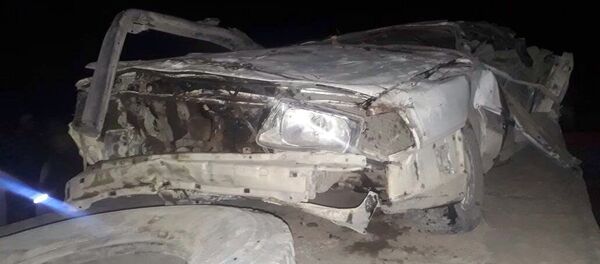 ДТП автомобиля Audi 100 в Джумгальском районе - Sputnik Кыргызстан