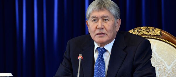 Итоговая пресс-конференция Алмазбека Атамбаева - Sputnik Кыргызстан