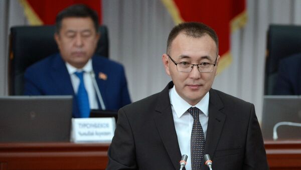 Первый вице-премьер-министр Кыргызской Республики Толкунбек Абдыгулов - Sputnik Кыргызстан