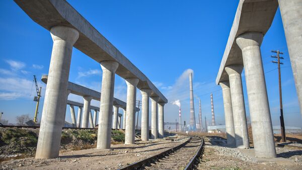Строительство эстакадных мостов в Бишкеке - Sputnik Кыргызстан