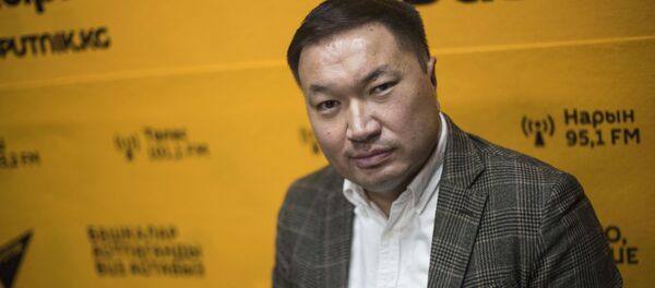 Бизнес ассоциацияларынын улуттук биримдигинин төрагасы Улук Кыдырбаев. Архив - Sputnik Кыргызстан