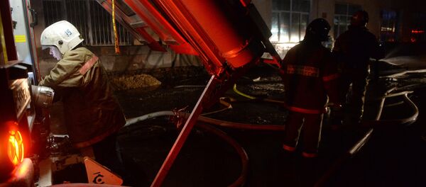 Локализован пожар в московском НИИ - Sputnik Кыргызстан