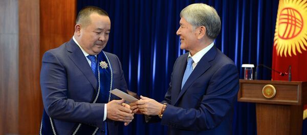 Церемония награждения государственными наградами за вклад в социально-экономическое развитие КР - Sputnik Кыргызстан