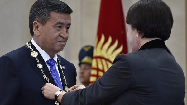 Инаугурация избранного президента КР Сооронбая Жээнбекова - Sputnik Кыргызстан