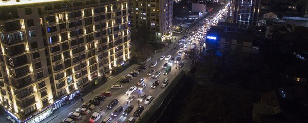 Автомобильный затор в день черной пятницы в Бишкеке - Sputnik Кыргызстан