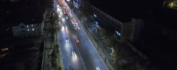 Ночной Бишкек. Архивное фото Ночной Бишкек. Архивное фото - Sputnik Кыргызстан
