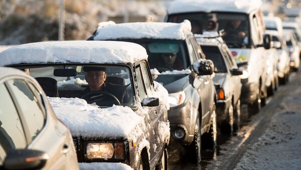 В Омске выпал первый снег - Sputnik Кыргызстан