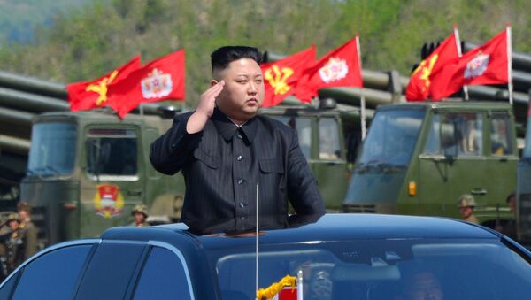 Лидер Северной Кореи Ким Чен Ын. Архивное фото - Sputnik Кыргызстан