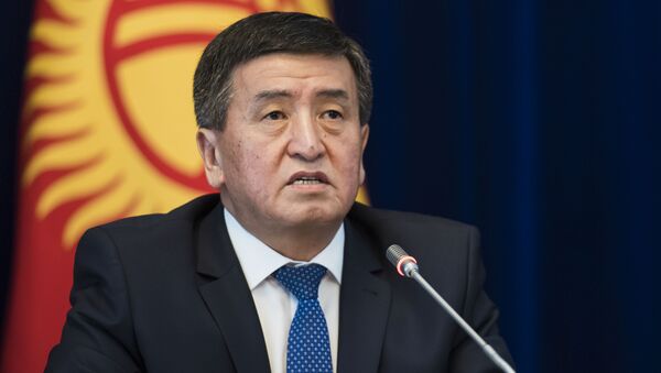 Премьер-министр Кыргызской Республики Сооронбай Жээнбеков. Архивное фото - Sputnik Кыргызстан