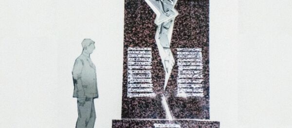 Эскиз мемориального комплекса жертвам авиакрушения в Дача СУ - Sputnik Кыргызстан