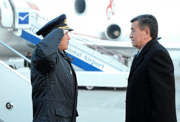 Рабочий визит президента КР Сооронбая Жээнбекова в Россию - Sputnik Кыргызстан