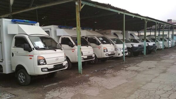 В Кыргызстан доставили 15 автомашин скорой медицинской помощи - Sputnik Кыргызстан