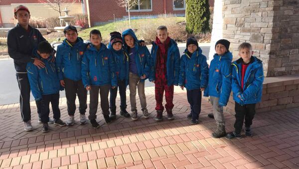 Молодые хоккеисты в городе Чикаго - Sputnik Кыргызстан