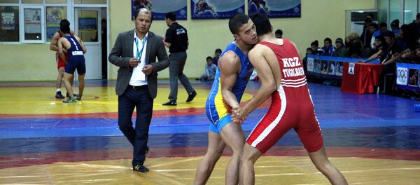 Международный турнир борцов греко-римского стиля в Оше Международный турнир борцов греко-римского стиля в Оше - Sputnik Кыргызстан